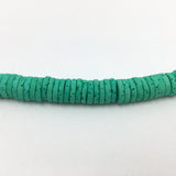 8mm Green Lava Disc Bead | Bellaire Wholesale