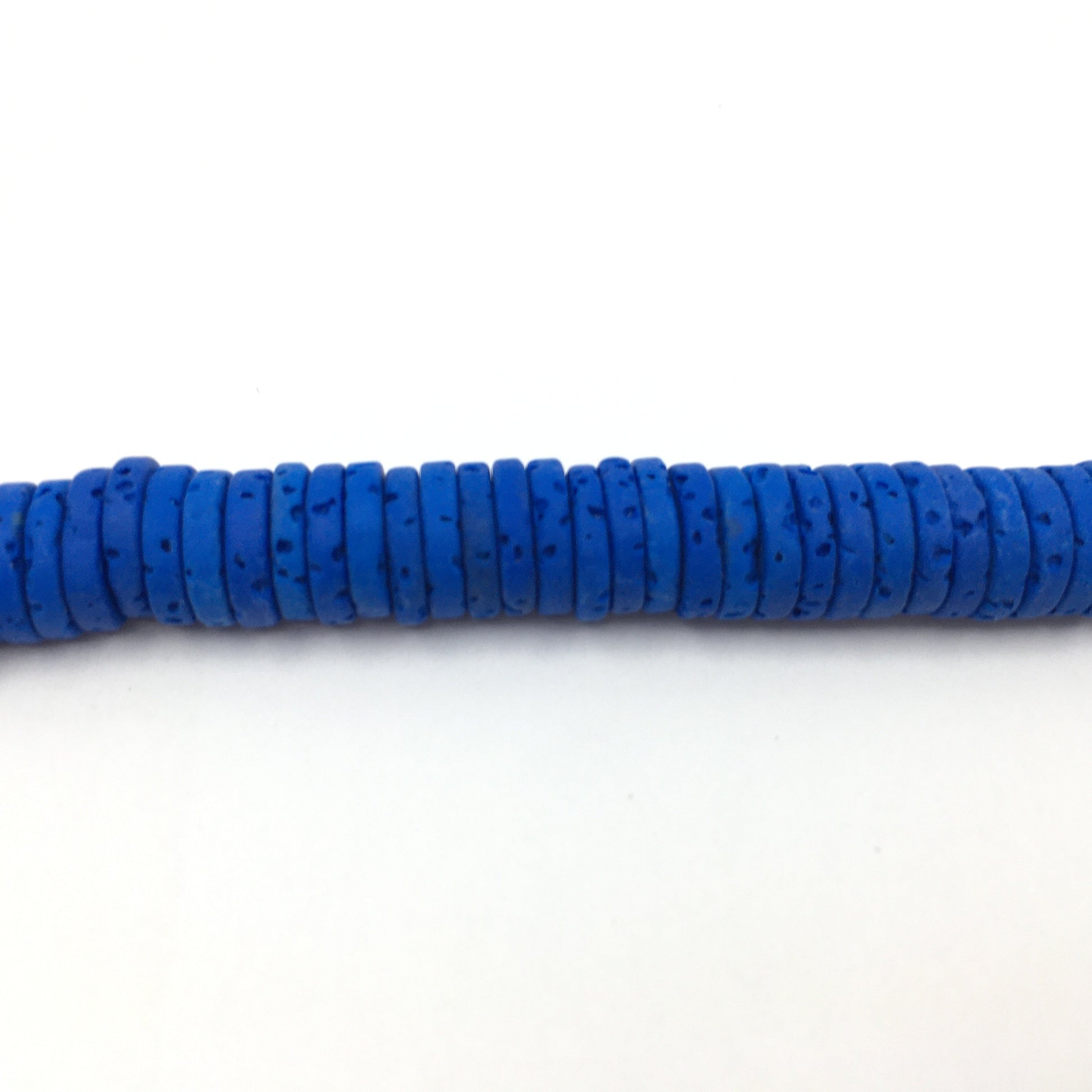 8mm Teal Blue Lava Bead | Bellaire Wholesale