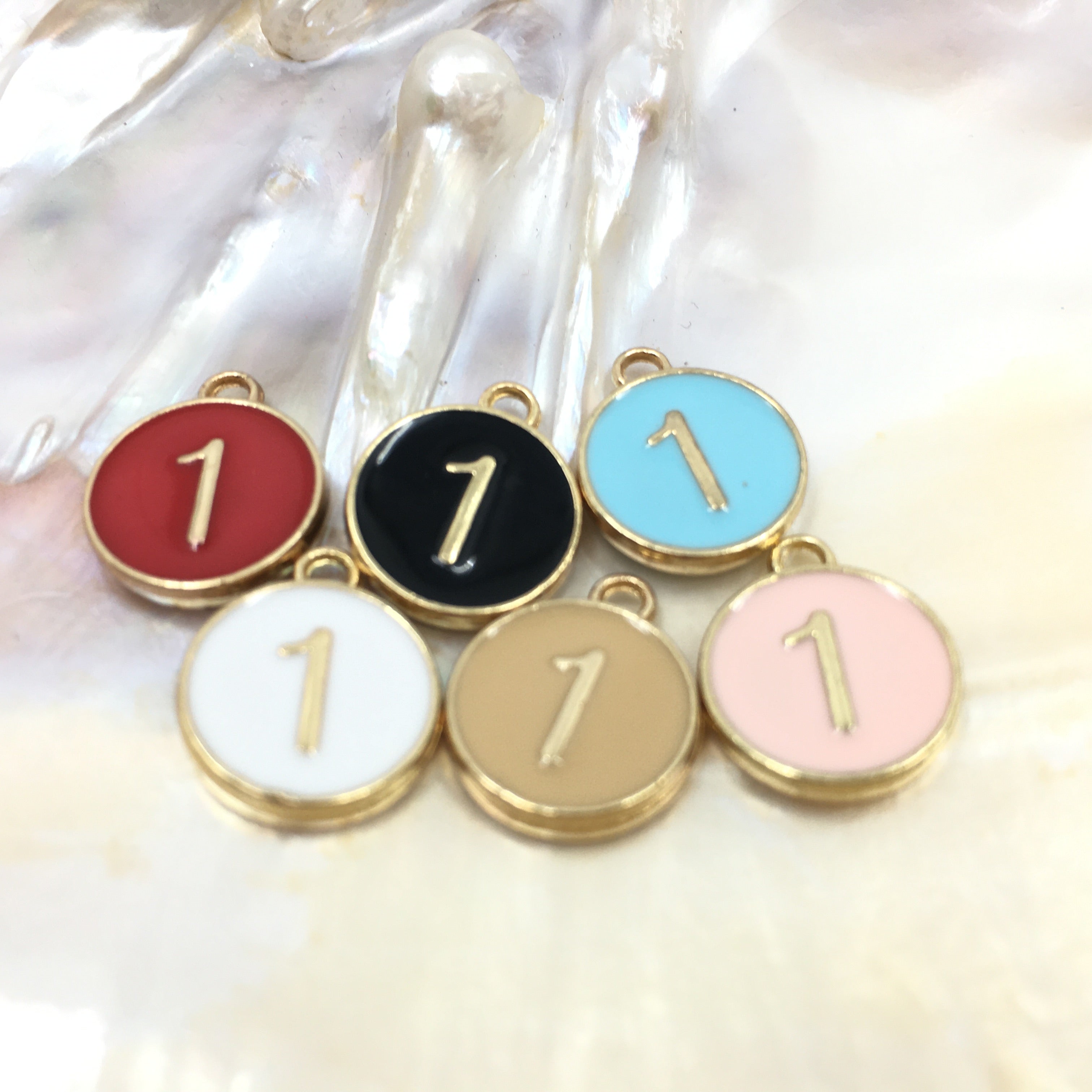 Alloy Number Charms, 0-9 Number double sided | Bellaire Wholesale