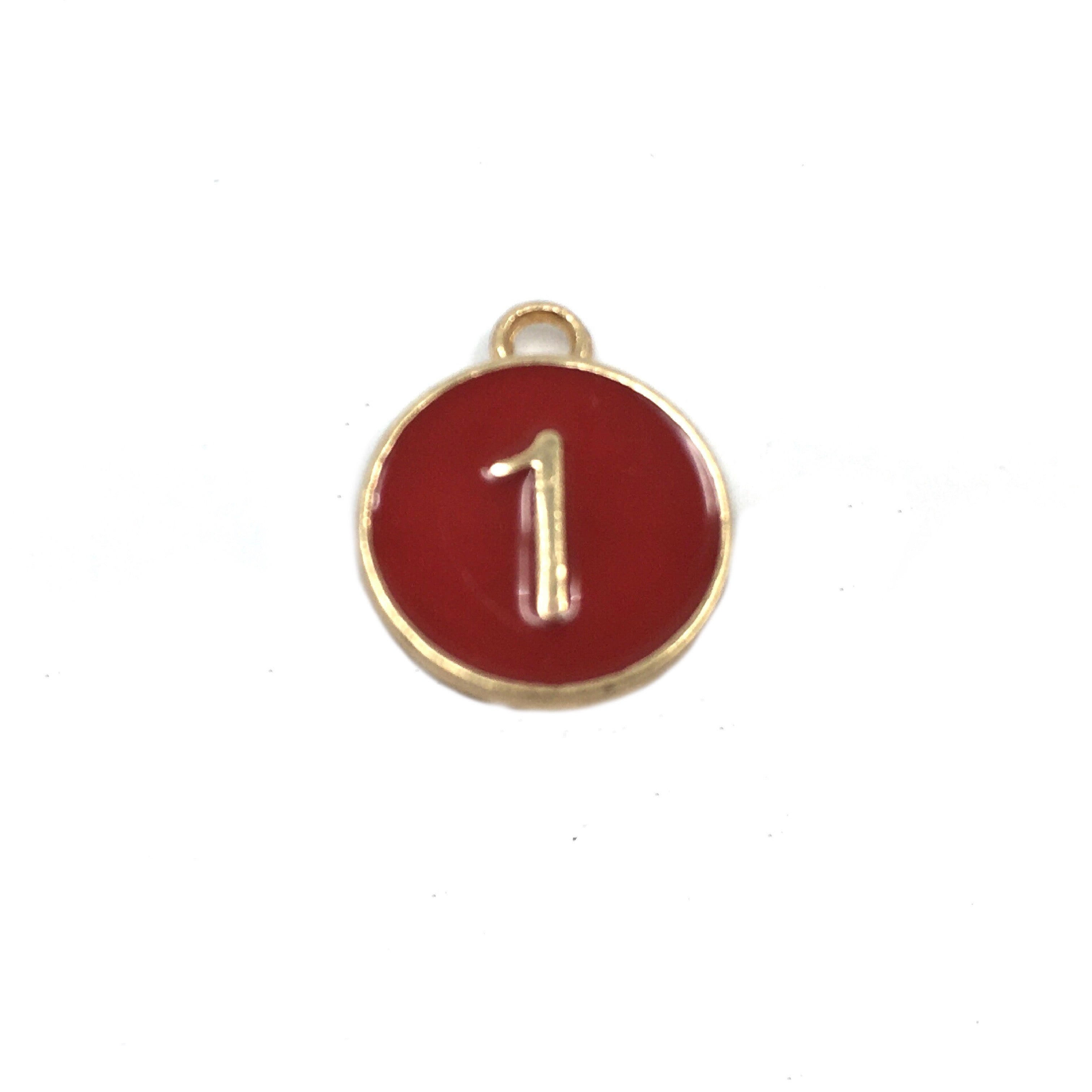 Alloy Number Charms, 0-9 Number double sided | Bellaire Wholesale