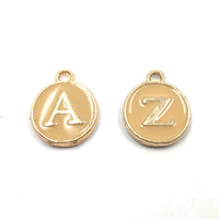 Alloy Letters Charms, A-Z Alphabet double sided | Bellaire Wholesale