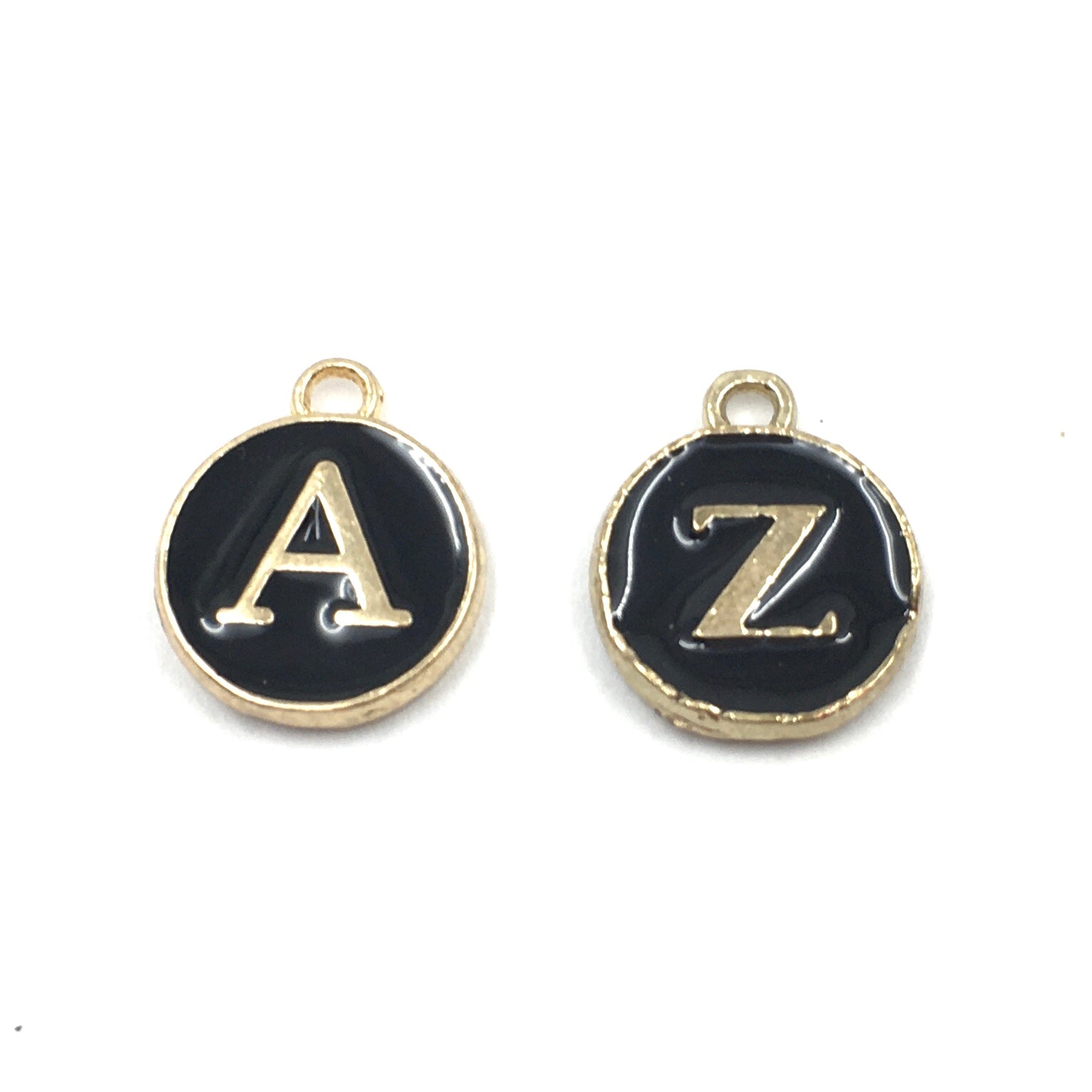 Alloy Letters Charms, A-Z Alphabet double sided | Bellaire Wholesale