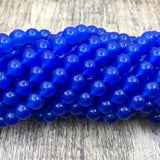 10mm Royal Blue Jade Bead | Bellaire Wholesale