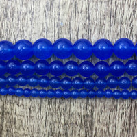 8mm Royal Blue Jade Bead | Bellaire Wholesale