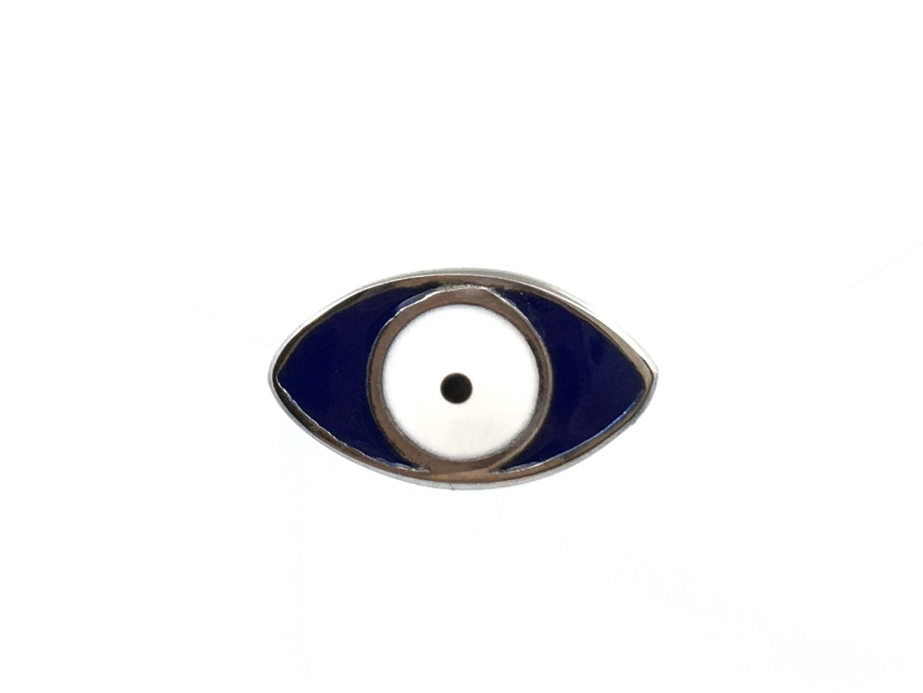 Stainless Steel Dark Blue Evil Eye Beads | Bellaire Wholesale