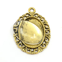 Alloy Antique Silver  or Gold Photo frame Pendant | Bellaire Wholesale