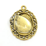 Alloy Antique Silver  or Gold Photo frame Pendant | Bellaire Wholesale