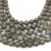 4mm Greeny Grey Labradorite Beads | Bellaire Wholesale