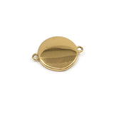 Gold Plated Steel Enamel Evil Eye Connector | Bellaire Wholesale