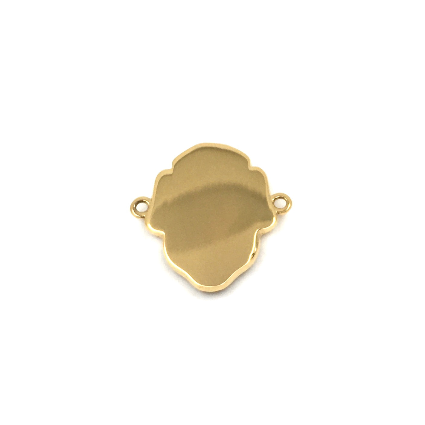 Gold Plated Steel Enamel Buddha Connector | Bellaire Wholesale