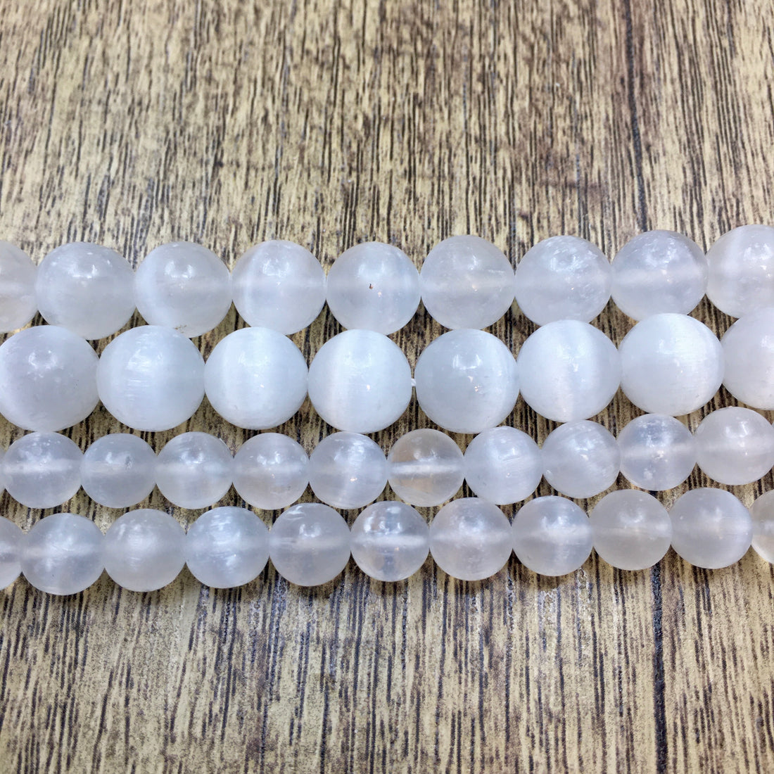 Selenite beads | Bellaire Wholesale