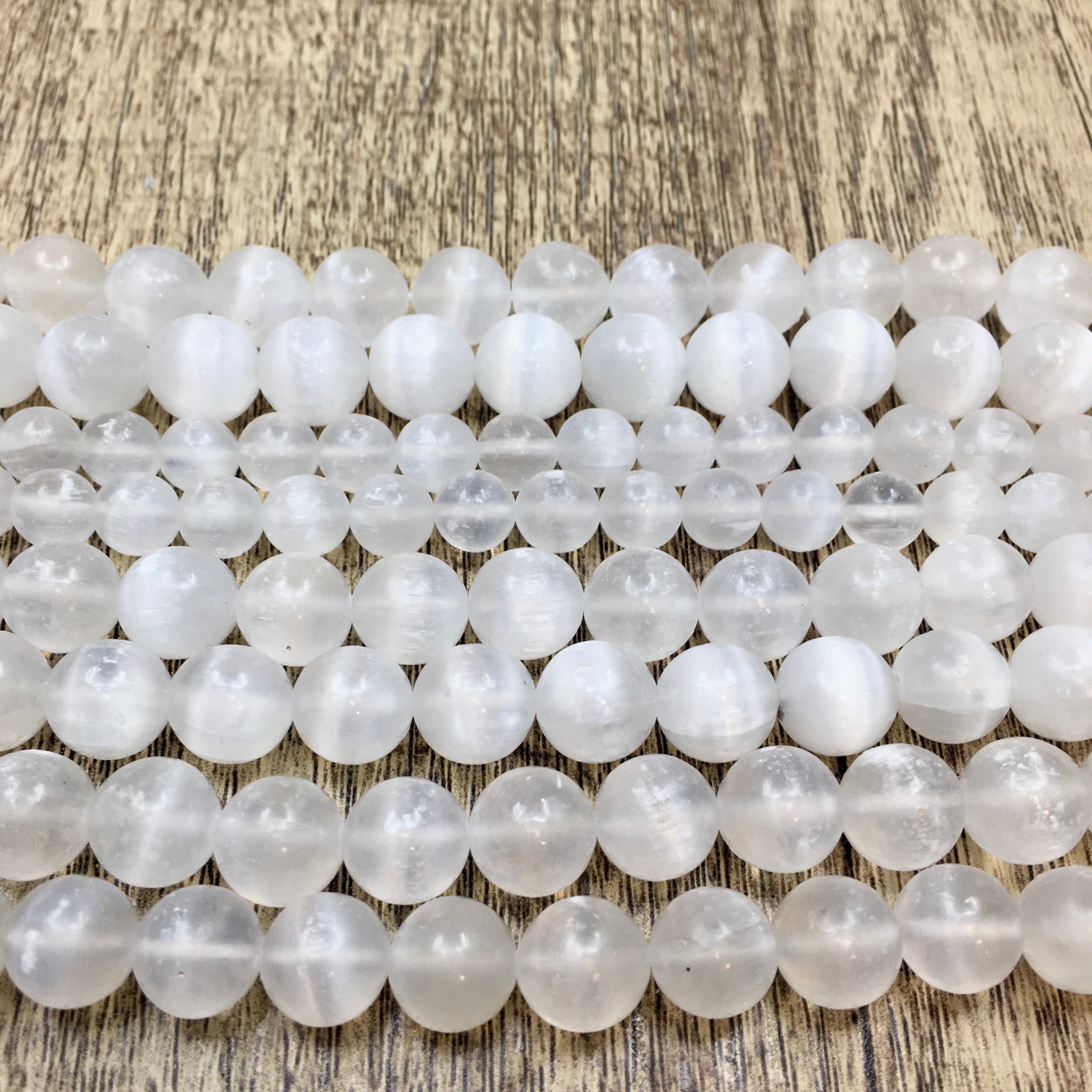 Selenite beads | Bellaire Wholesale