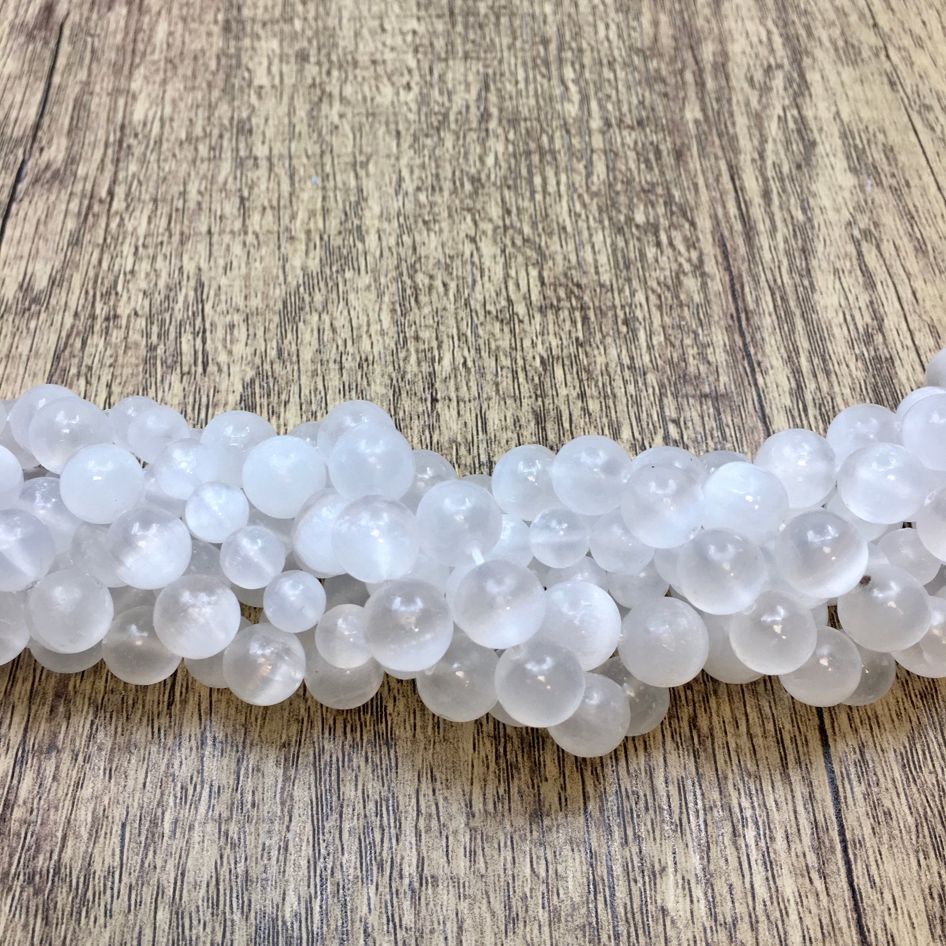 Selenite beads | Bellaire Wholesale