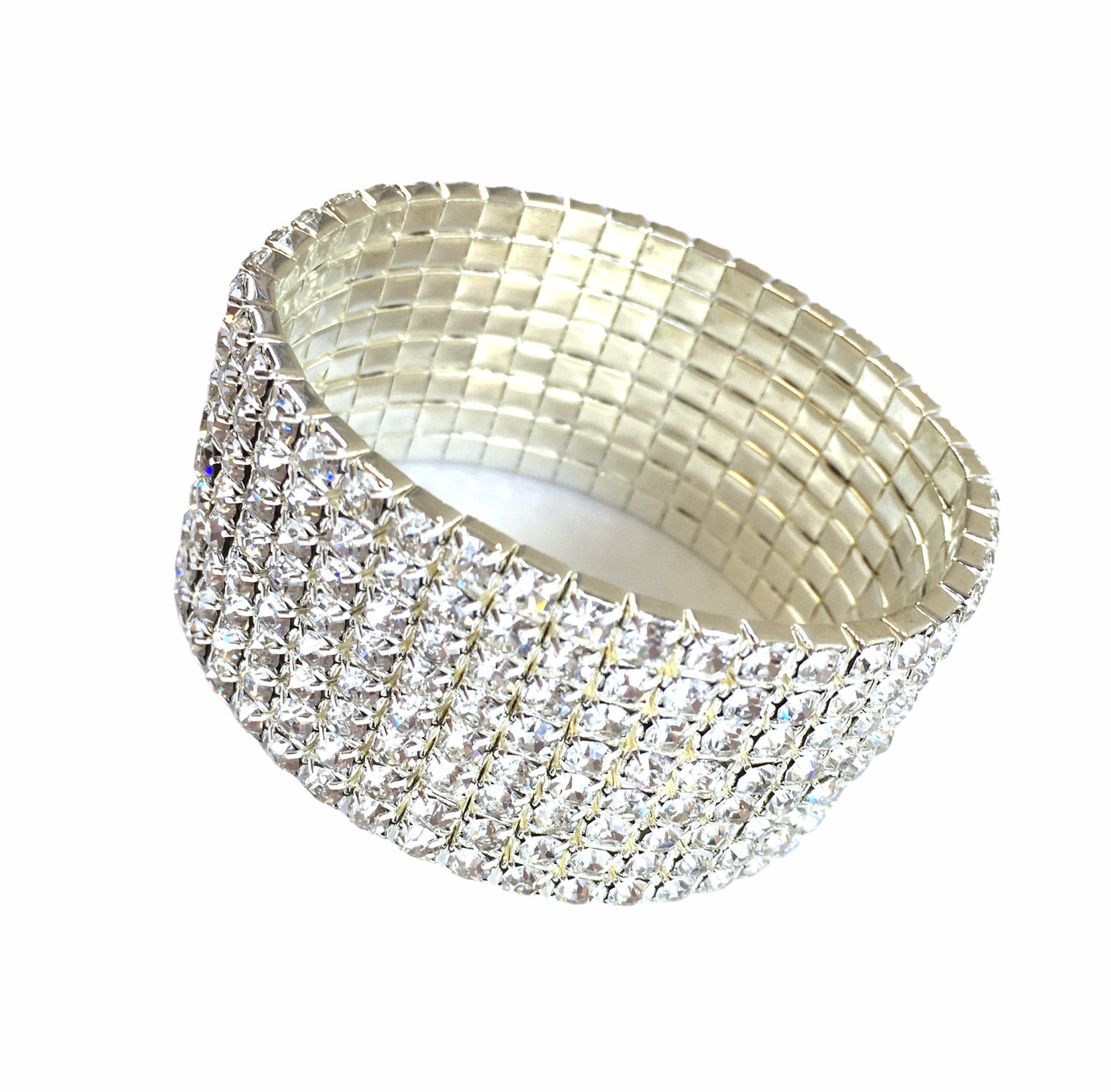 Crystal Rhinestone stretchable bracelet | Bellaire Wholesale