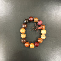Wood bead bracelet with guru bead | Bellaire Wholesale
