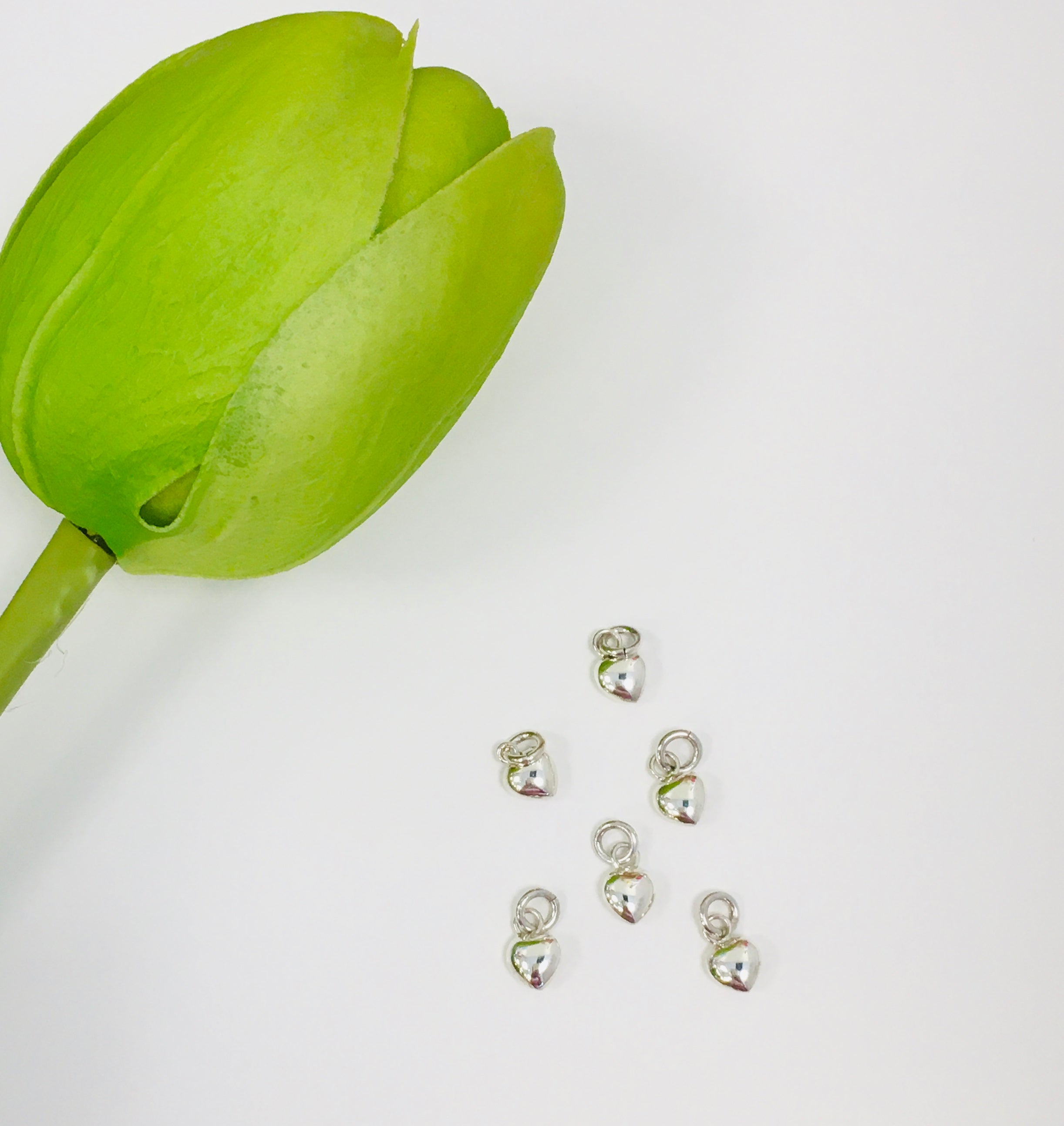 Small Puffy Heart Charm | Bellaire Wholesale