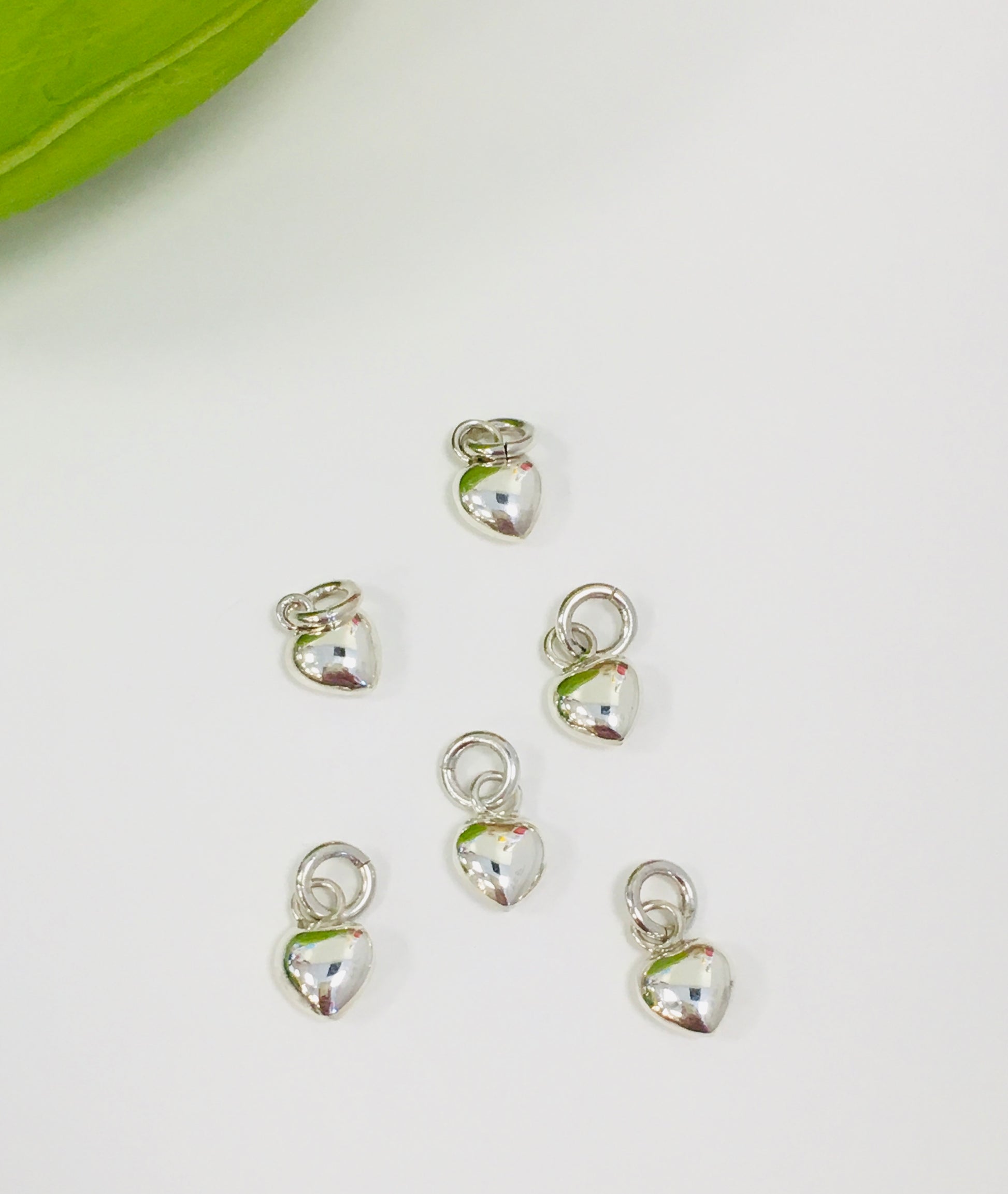 Small Puffy Heart Charm | Bellaire Wholesale