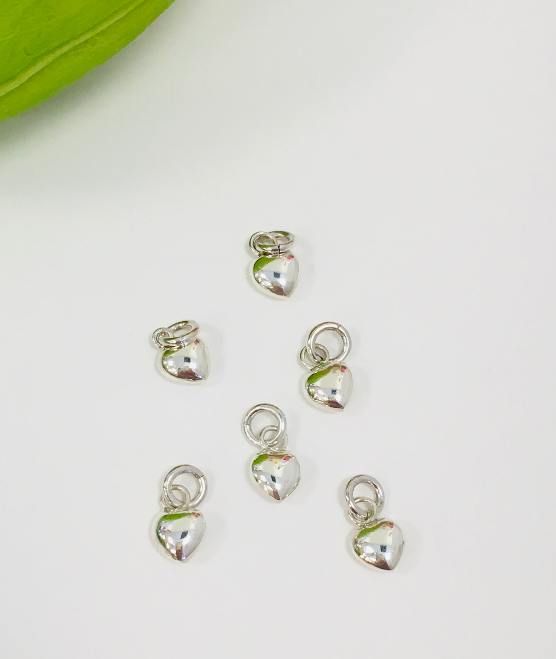Small Puffy Heart Charm | Bellaire Wholesale