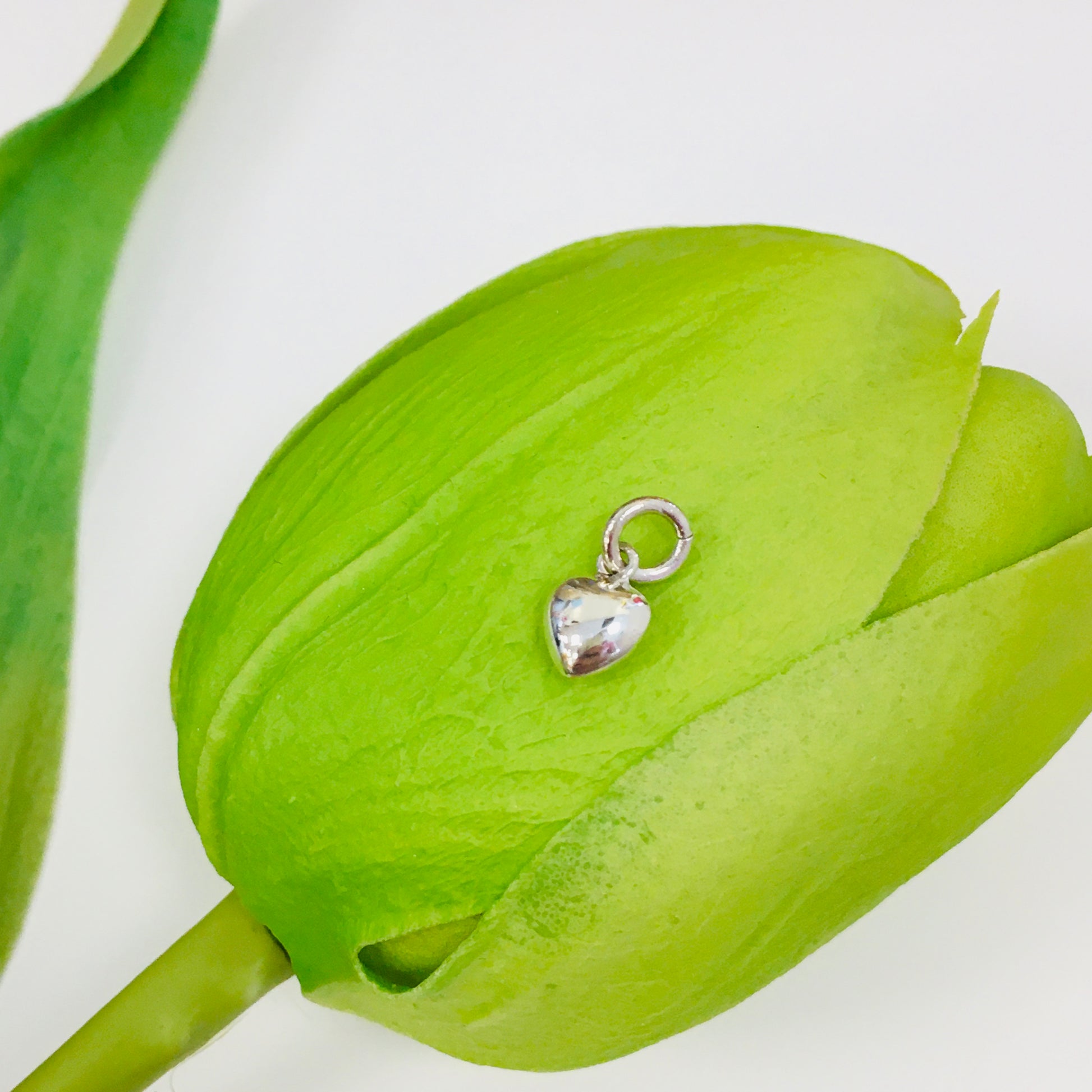 Small Puffy Heart Charm | Bellaire Wholesale