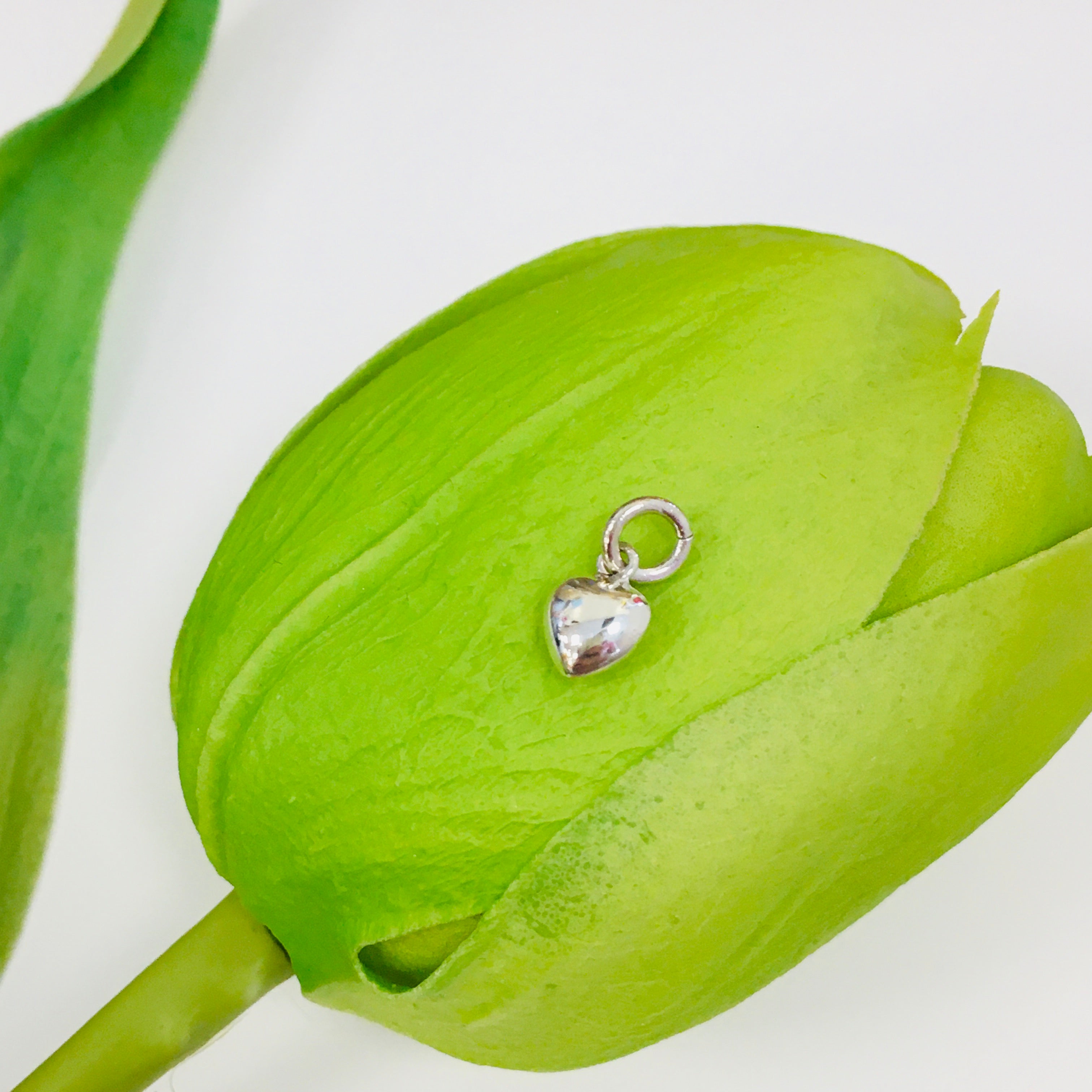Small Puffy Heart Charm | Bellaire Wholesale