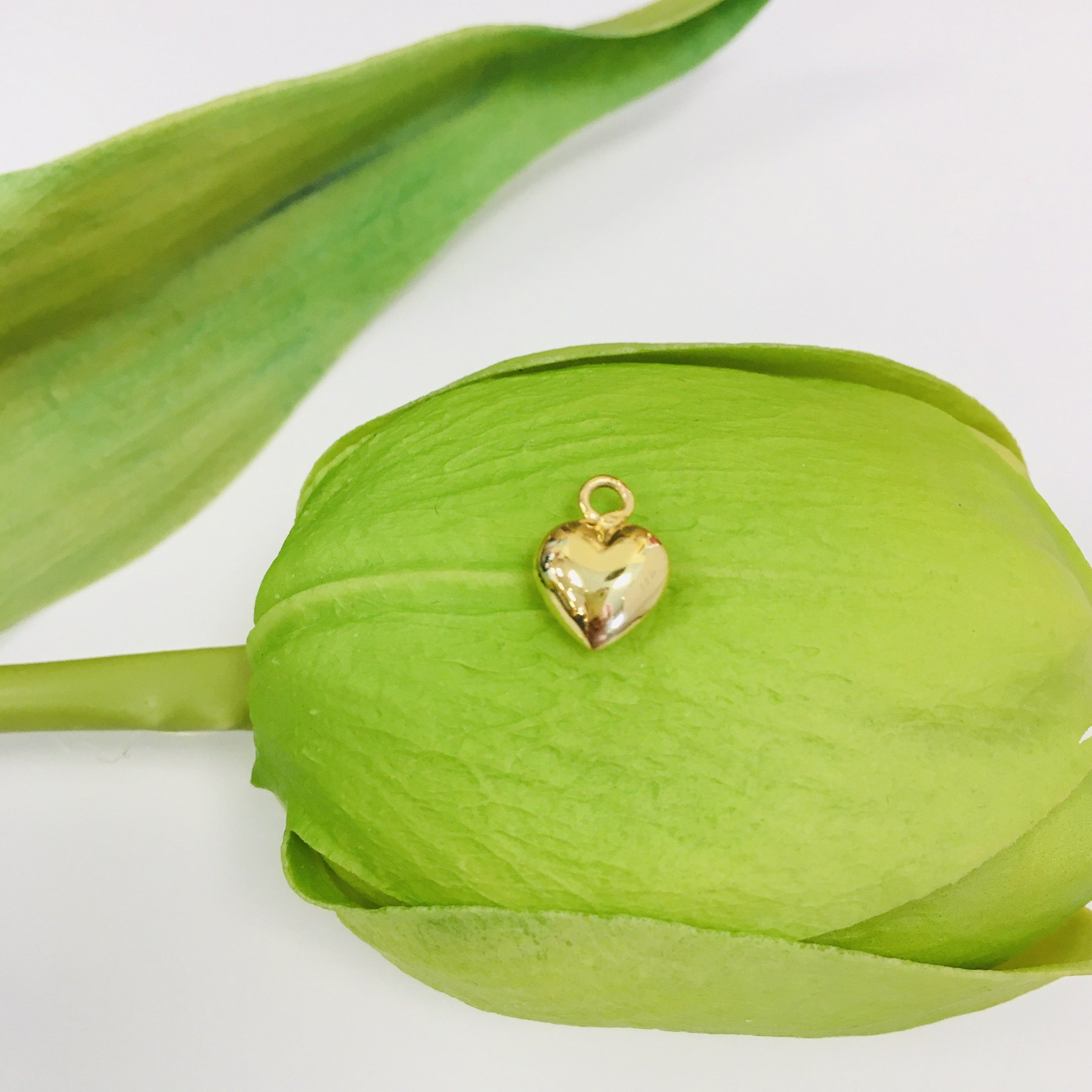 Small Puffy Heart Charm | Bellaire Wholesale