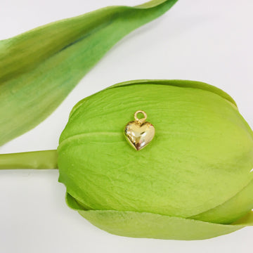 Small Puffy Heart Charm | Bellaire Wholesale