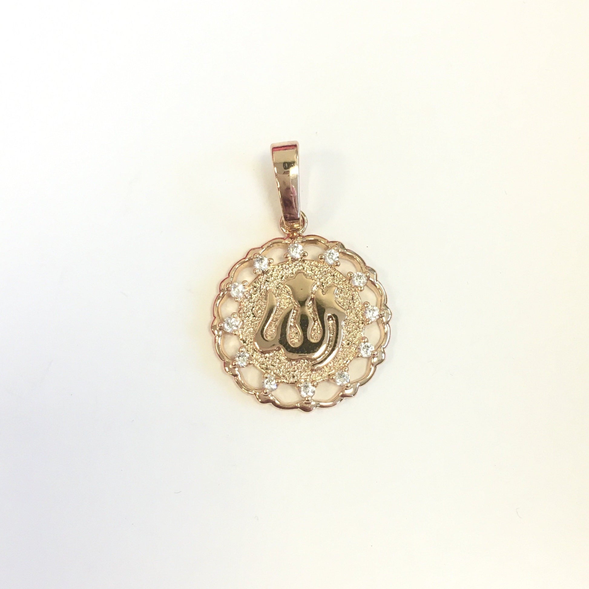 18k Gold Plated Allah Pendant | Bellaire Wholesale