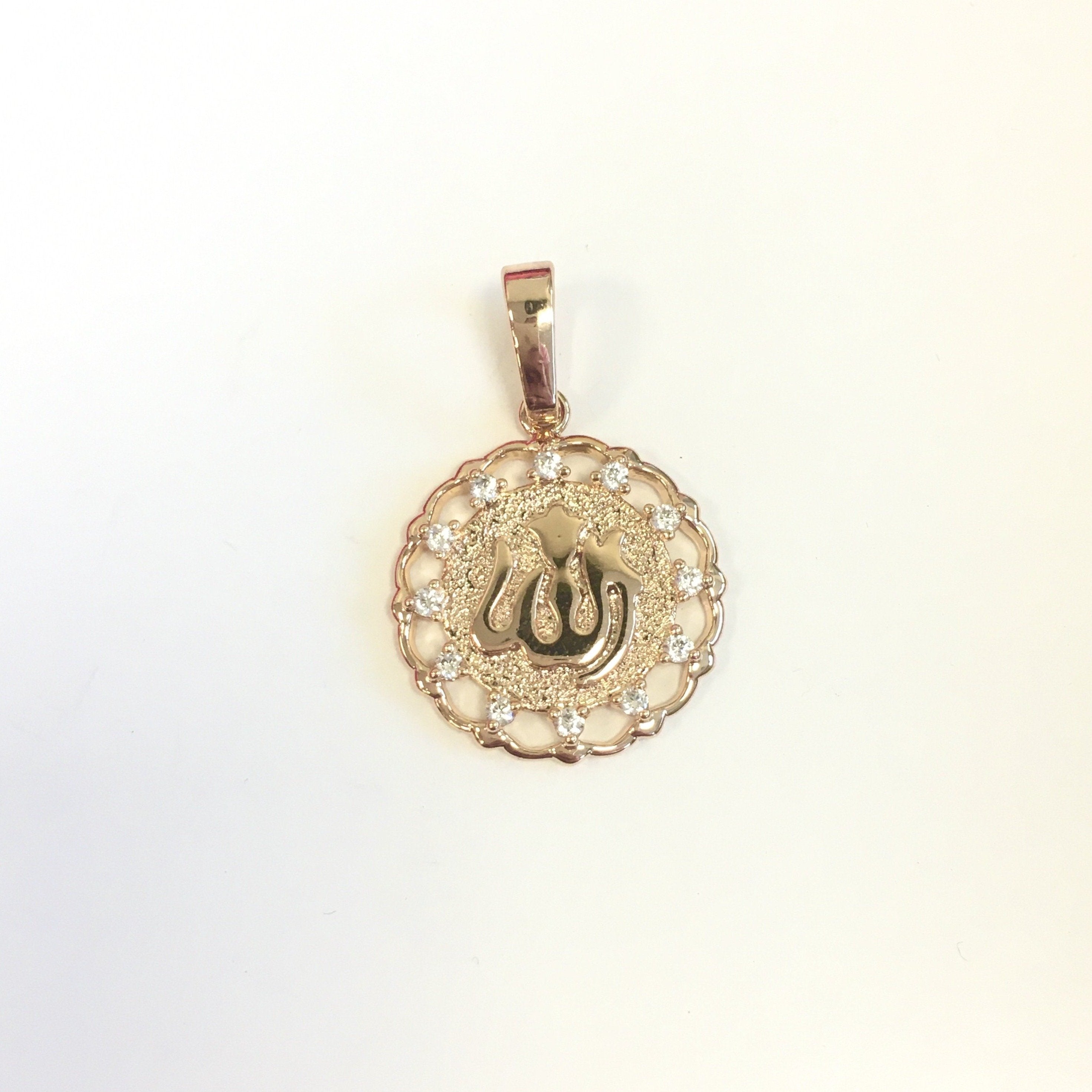 18k Gold Plated Allah Pendant | Bellaire Wholesale