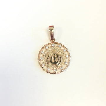 18k Gold Plated Allah Pendant | Bellaire Wholesale
