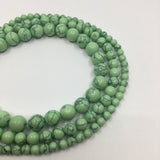 6mm Mint Green Howlite Bead | Bellaire Wholesale