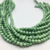 8mm Mint Green Howlite Bead | Bellaire Wholesale