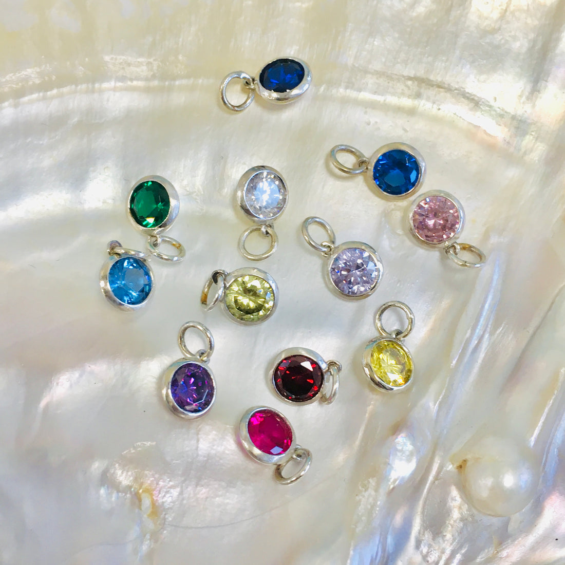 Sterling Silver Birth Stone charms | Bellaire Wholesale