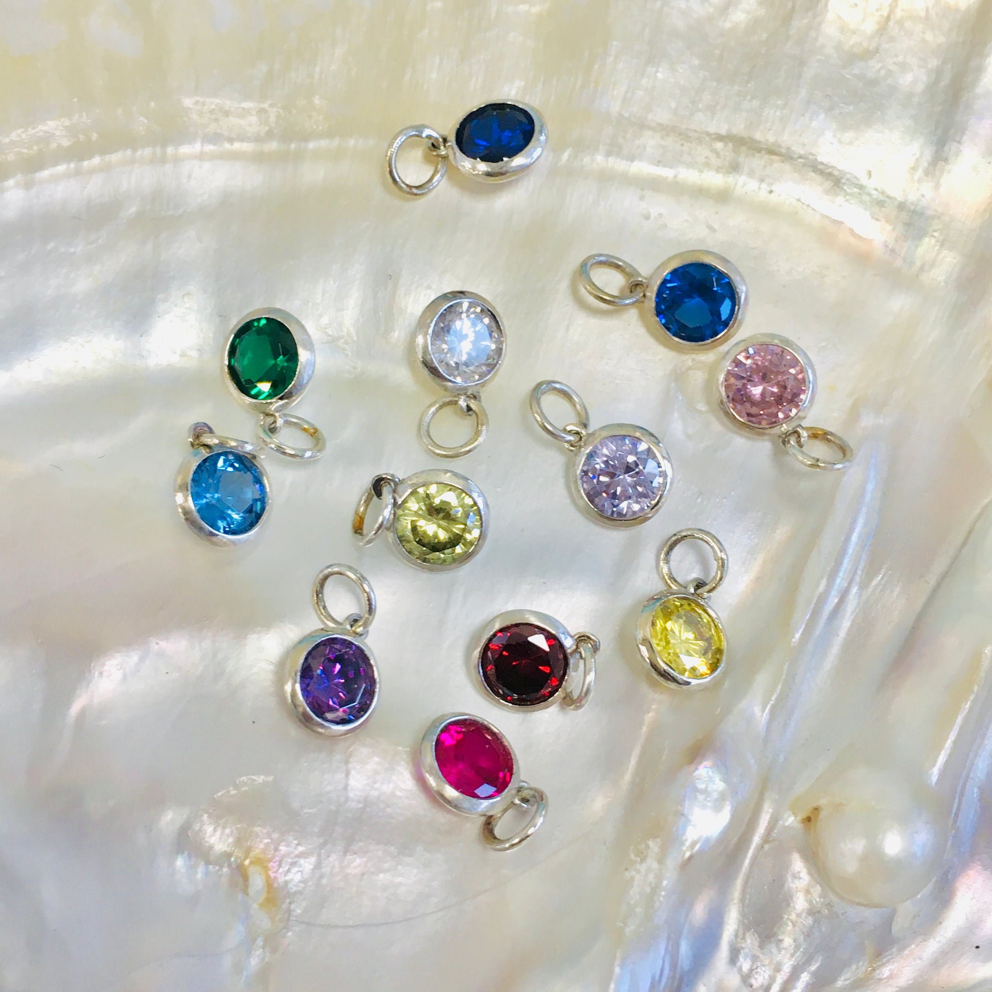 Sterling Silver Birth Stone charms | Bellaire Wholesale