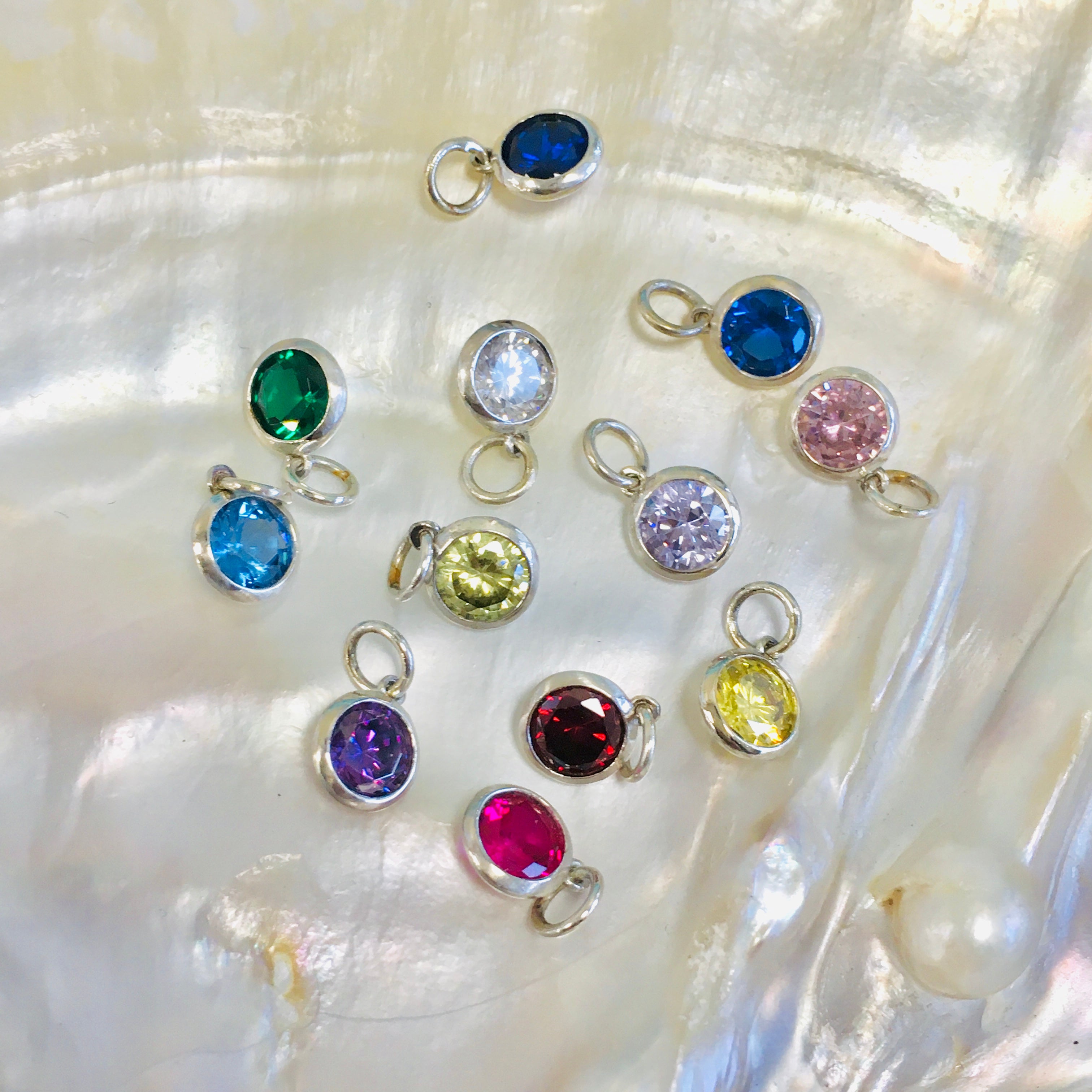 Sterling Silver Birth Stone charms | Bellaire Wholesale