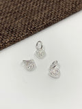 925 Sterling Silver Mini Heart Charm | Bellaire Wholesale