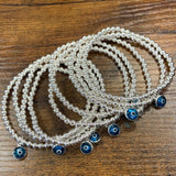 925 Sterling Silver Evil Eye Bracelet - Perfect Jewelry Gift 
