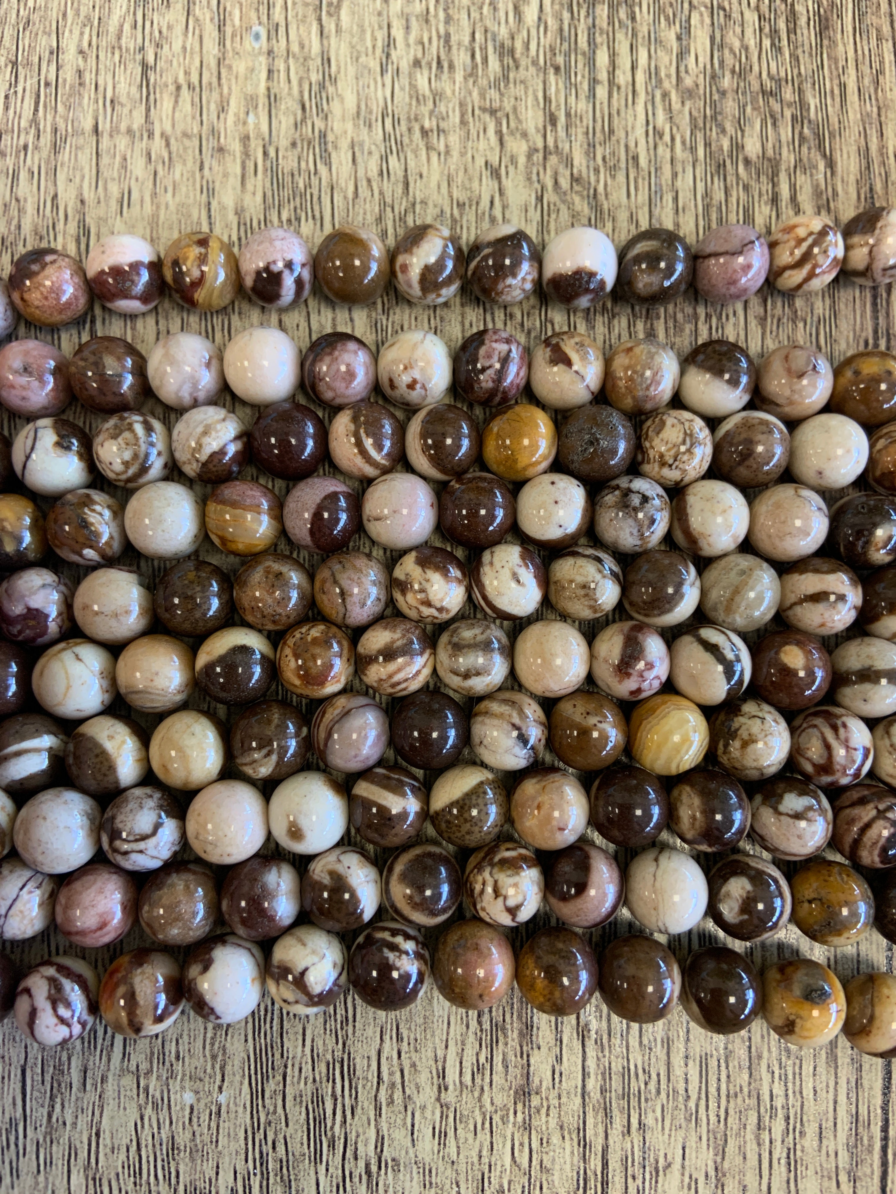 Brown Zebra Jasper Beads | Bellaire Wholesale