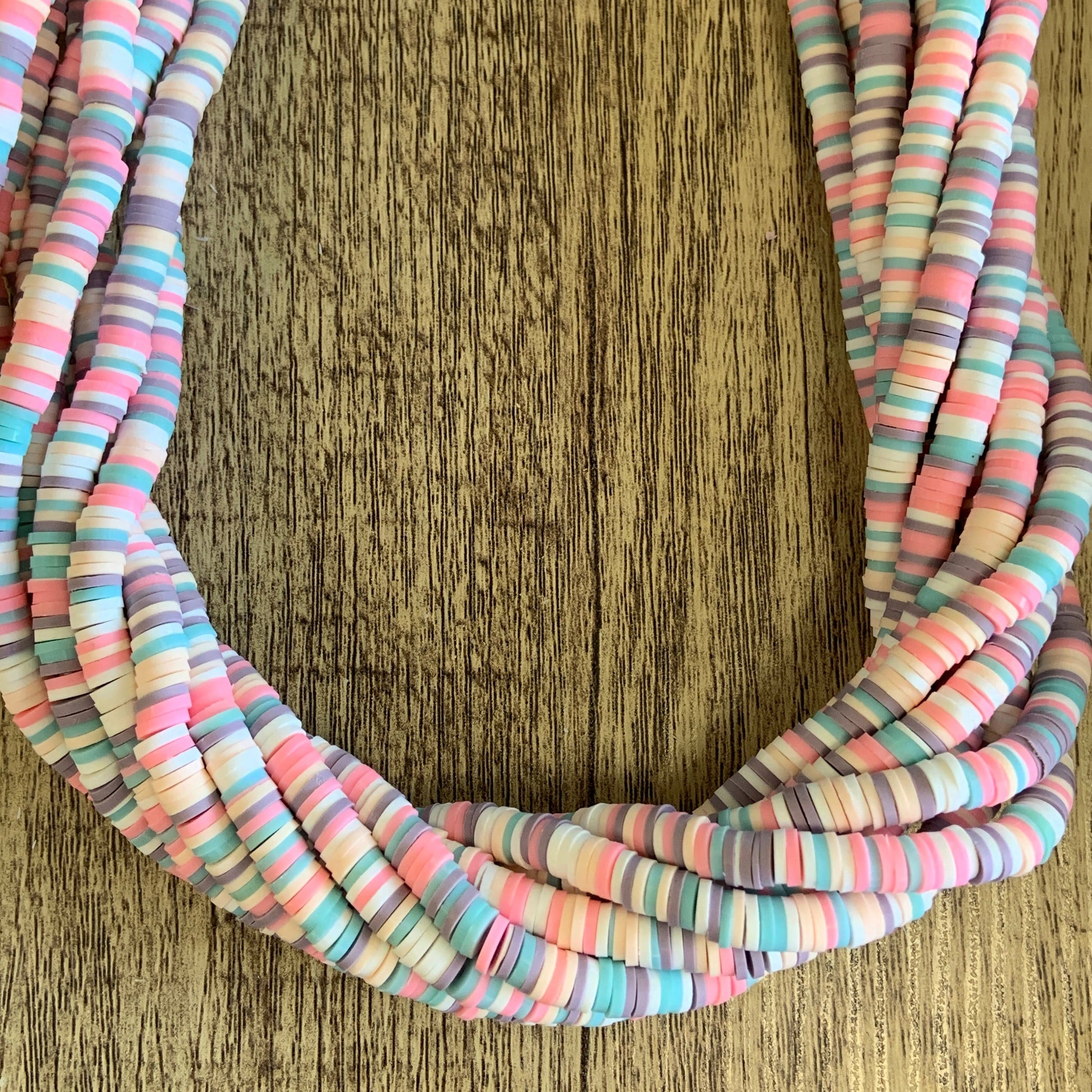 Cotton Candy Heishi Beads | Bellaire Wholesale