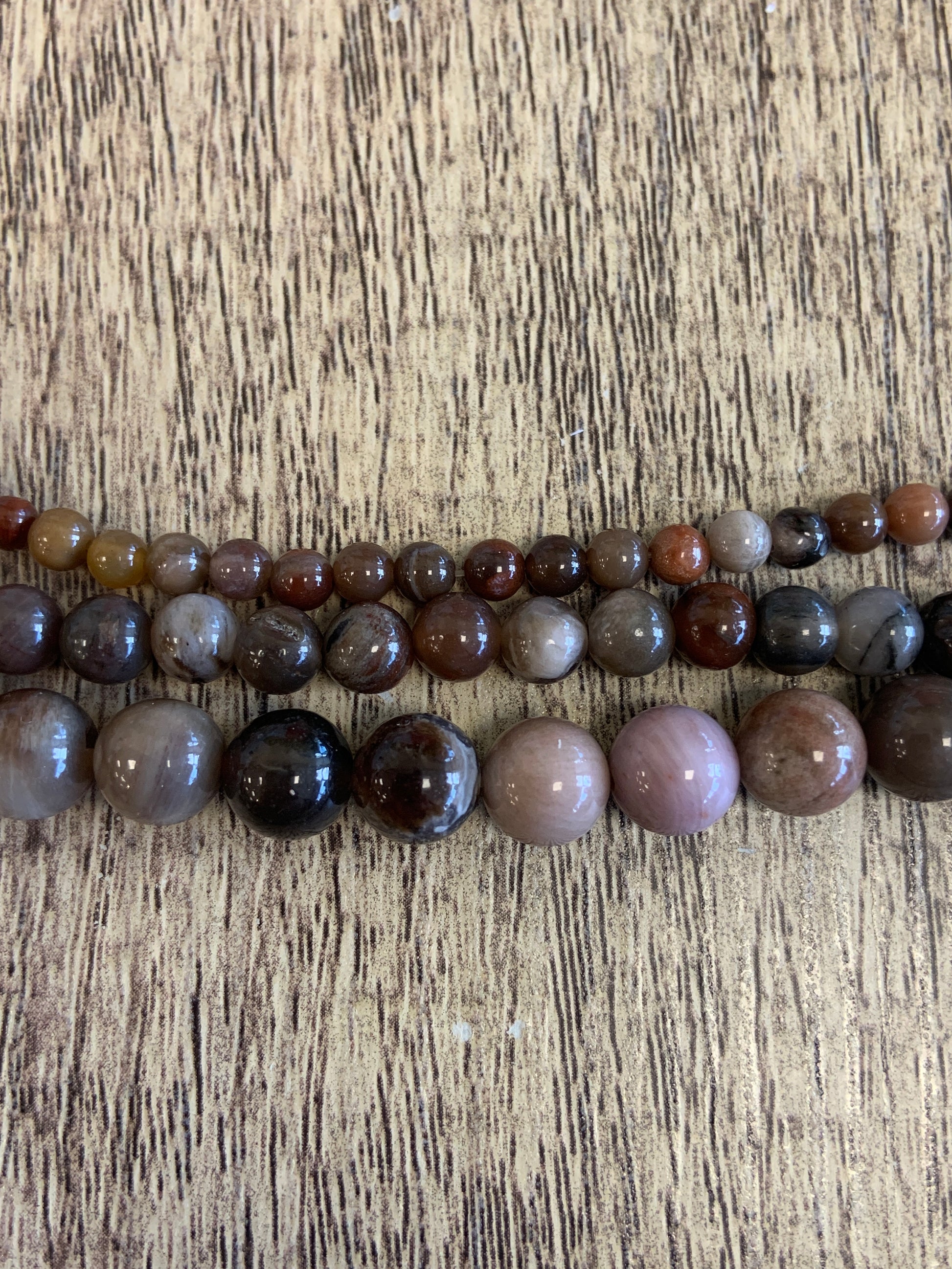 Brown Fossil Gemstone Beads | Bellaire Wholesale