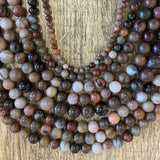 Brown Fossil Gemstone Beads | Bellaire Wholesale