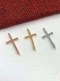 Cross CZ Gold/ Silver/ Rose gold Cross Connector