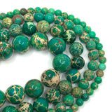 6mm Imperial Sediment Green Bead | Bellaire Wholesale