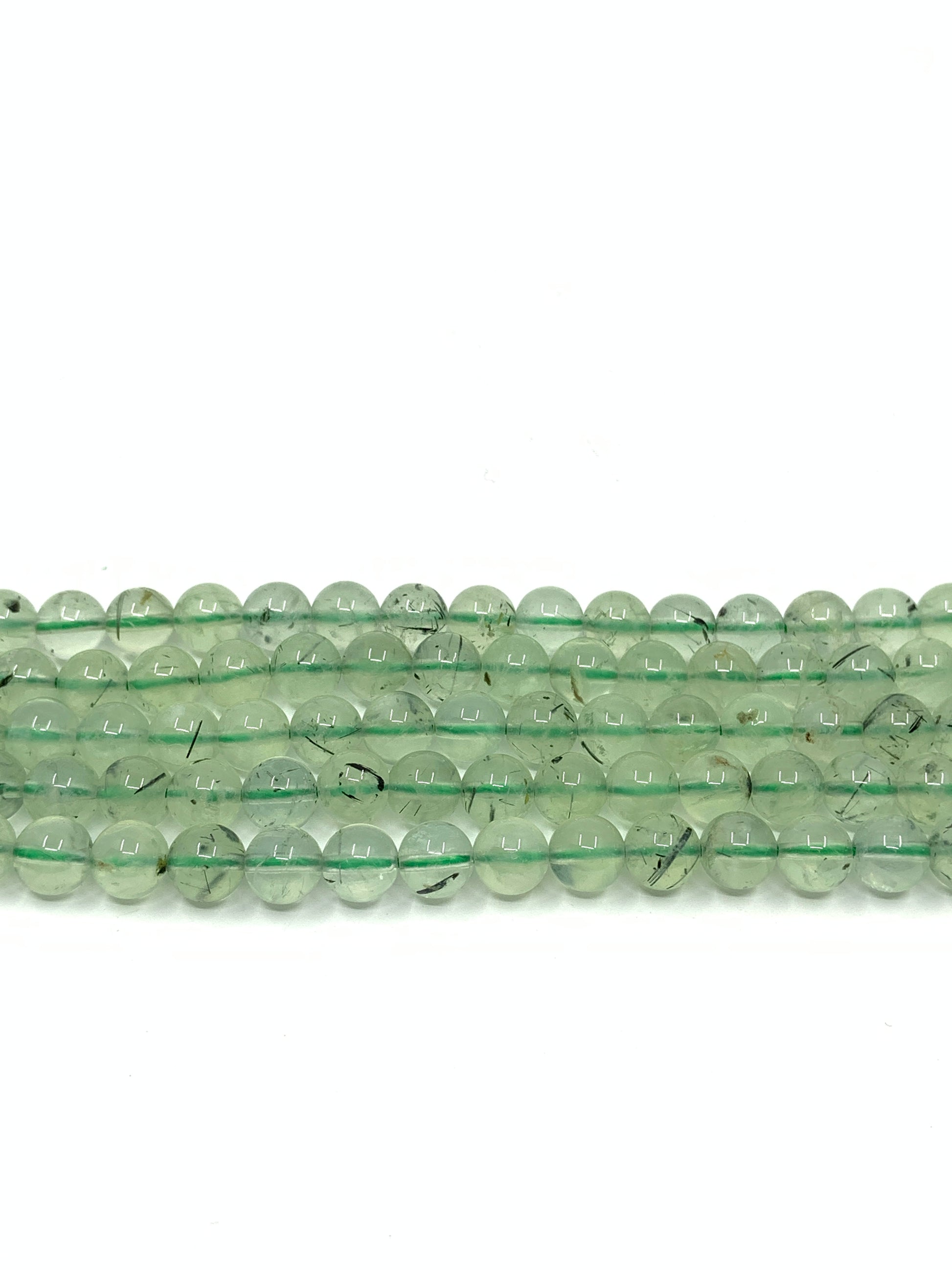 Prehnite Beads 4mm, 6mm, 8mm | Bellaire Wholesale