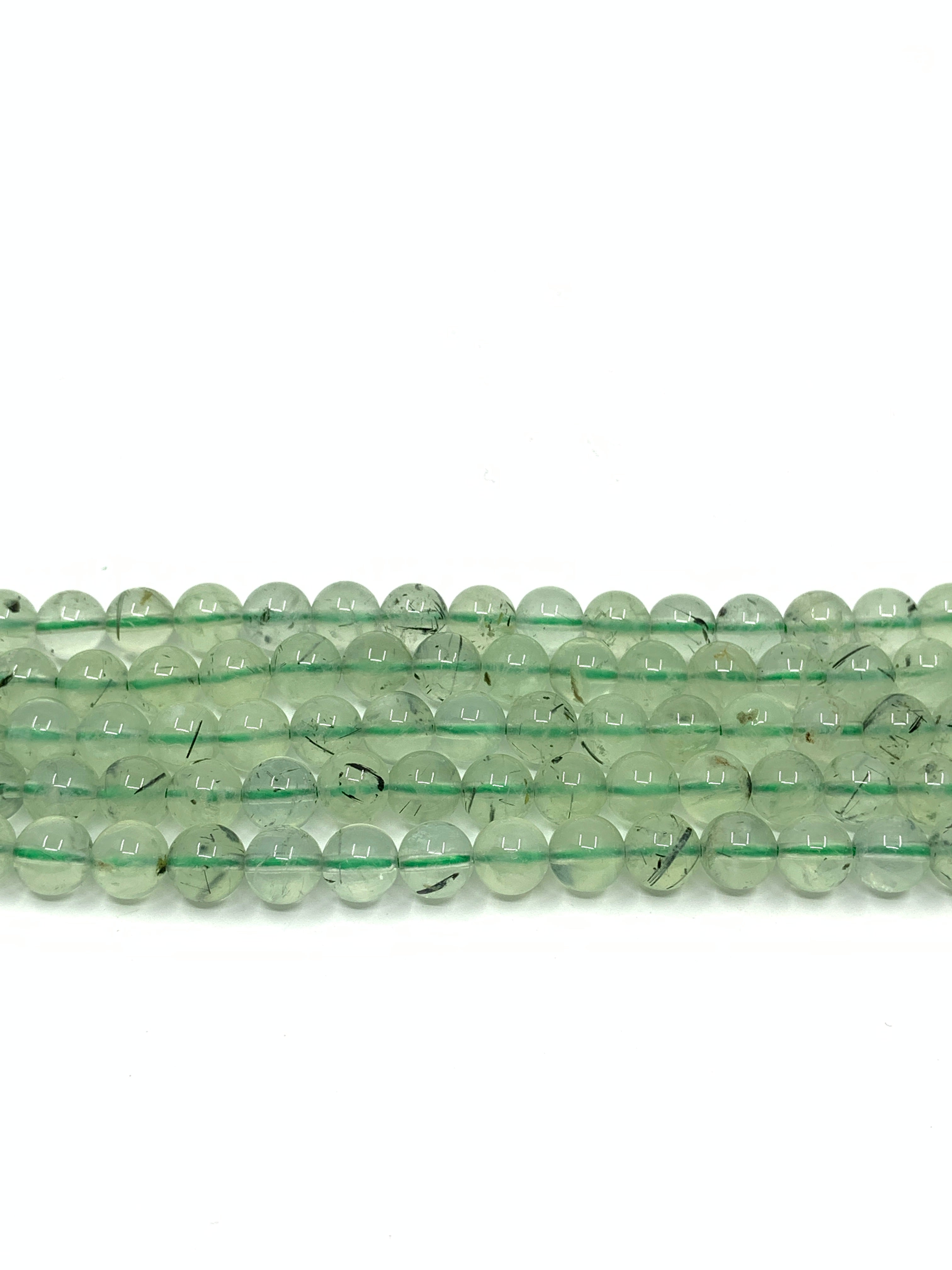 Prehnite Beads 4mm, 6mm, 8mm | Bellaire Wholesale