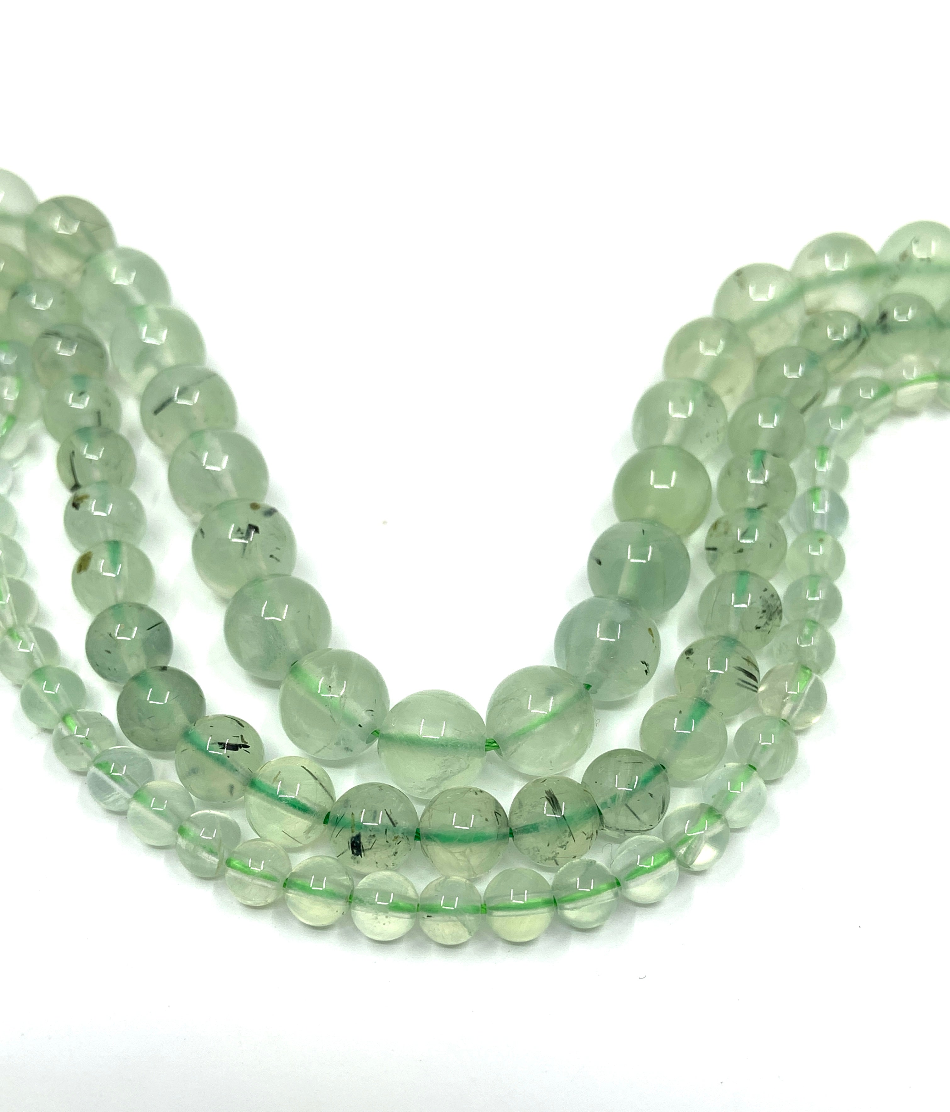 Prehnite Beads 4mm, 6mm, 8mm | Bellaire Wholesale