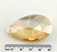Glass Teardrop Pendant, Golden Shadow | Bellaire Wholesale