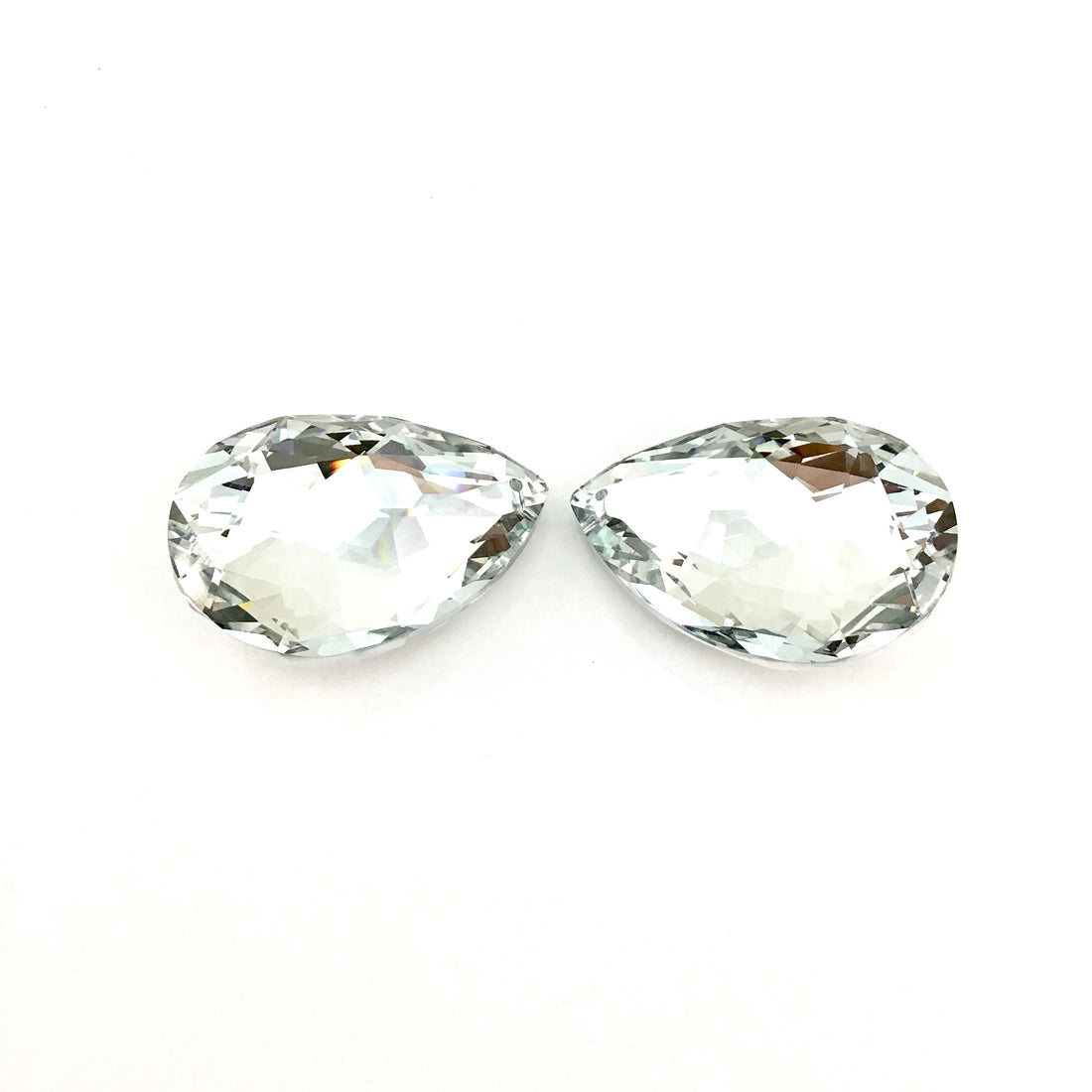 Glass Teardrop Pendant, Argentia Silver | Bellaire Wholesale