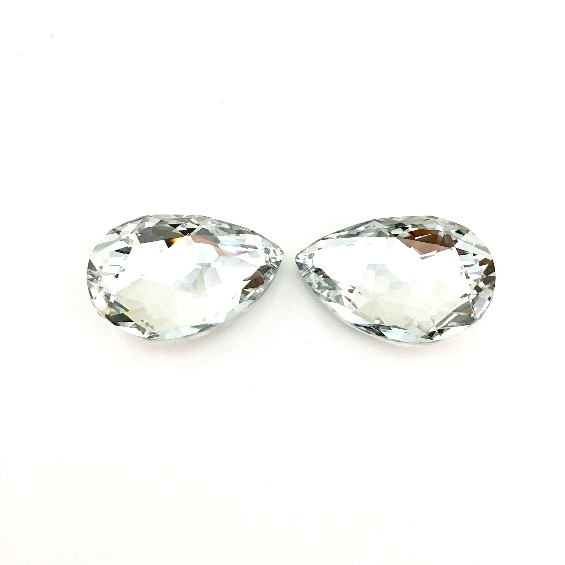 Glass Teardrop Pendant, Argentia Silver | Bellaire Wholesale