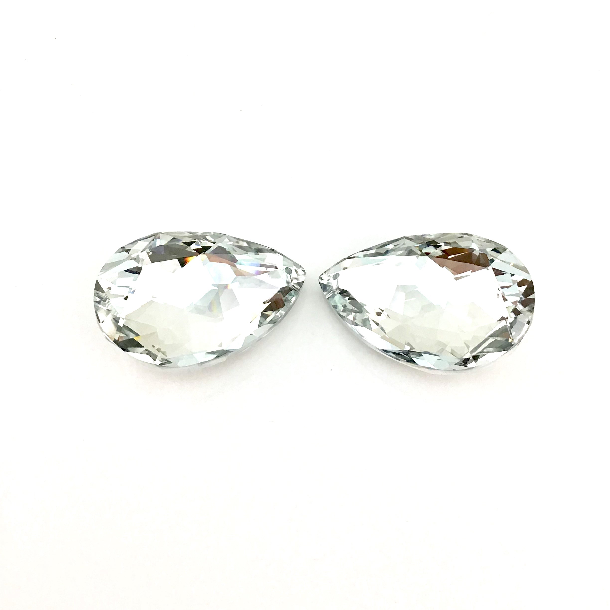 Glass Teardrop Pendant, Argentia Silver | Bellaire Wholesale