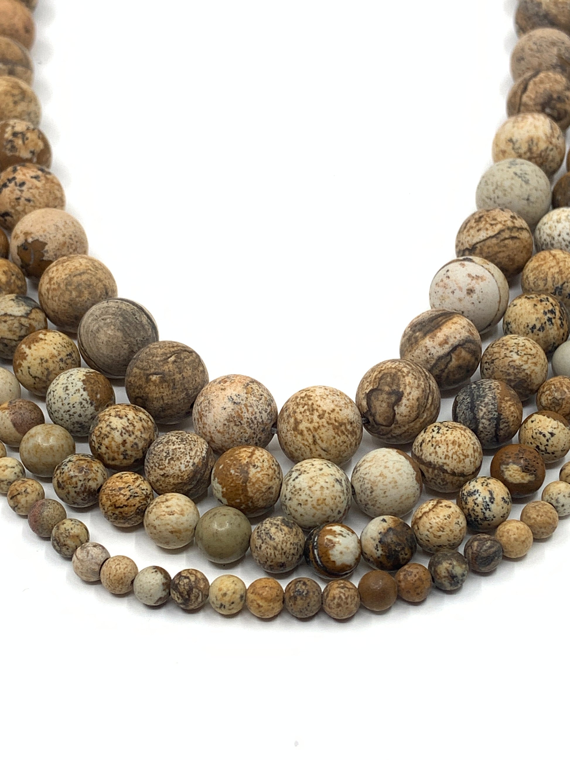 Matte Picture Jasper Beads | Bellaire Wholesale